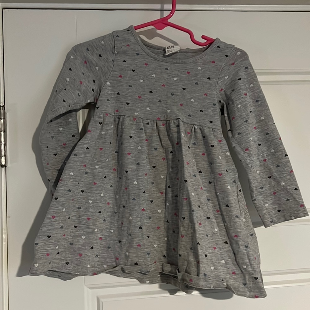 $9 ADD ON‎ H&M baby long sleeve dress 12-18m
